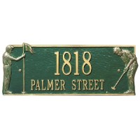 Golf Greens Whitehall Address Plaque
