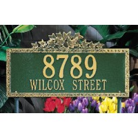 Ivy Decorative Whitehall Address Plaque