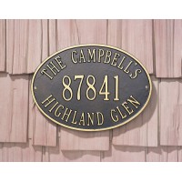 Hawthorne Oval Whitehall Address Plaque Hawthorne Oval Whitehall Address Plaque