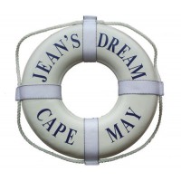 The Stone Mill Personalized 19" Coast Guard Approved Life Rings