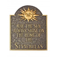 Home Of Sunshine Montague Address Plaque
