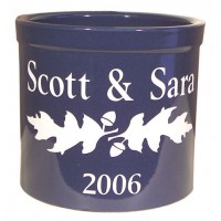The Stone Mill Oak Leaf Crock