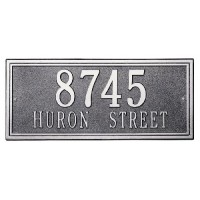 Double Line Whitehall Address Plaque