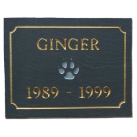 The Stone Mill Pet Memorial Slate Plaque