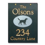 Hanging Address Plaques