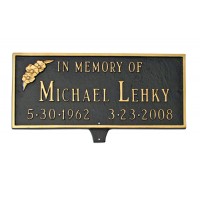Memorial Plaque With Flower Montague Plaque