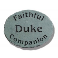 The Stone Mill Faithful Pet Memorial Slate Plaque