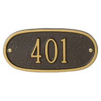 Oval Petite Entryway Whitehall Address Plaque Oval Petite Entryway Whitehall Address Plaque