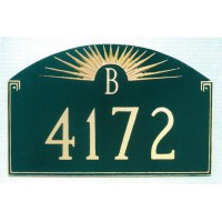 Sunfire Monogram Montague Address Plaque Sunfire Monogram Montague Address Plaque