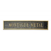 Classic Arch Extension Montague Address Plaque Classic Arch Extension Montague Address Plaque