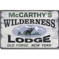 The Stone Mill Vintage Wilderness Lodge Sign