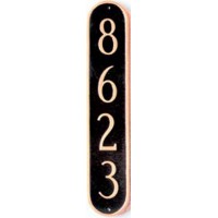 Oblong Column Montague Address Plaque