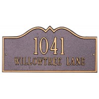 Hillsboro Whitehall Address Plaque Hillsboro Whitehall Address Plaque