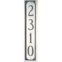 Lily Column Montague Address Plaque