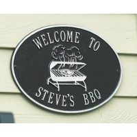 Grill Hawthorne Specialty Whitehall Address Plaque
