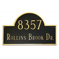 Classic Arch Montague Address Plaque Classic Arch Montague Address Plaque