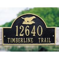 Retriever Arch Whitehall Address Plaque