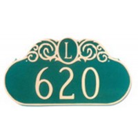 Monogram Montague Address Plaque Monogram Montague Address Plaque