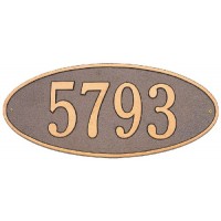 Madison Oval Whitehall Address Plaque