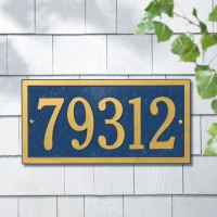 Bismark Whitehall Address Plaque