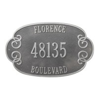 Florence Whitehall Address Plaque Florence Whitehall Address Plaque