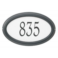 Concord Oval Reflective Plaque