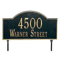 Two-Sided Arch Marker Whitehall Address Plaque