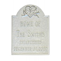 Dove & Heart Wedding Montague Address Plaque