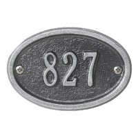 Ultra Petite Oval Entryway Whitehall Address Plaque Ultra Petite Oval Entryway Whitehall Address Plaque