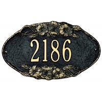 Pansy Oval Whitehall Address Plaque Pansy Oval Whitehall Address Plaque