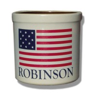 The Stone Mill American Flag Crock