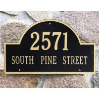Arch Marker Whitehall Address Plaque Arch Marker Whitehall Address Plaque