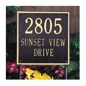 Square Address Plaques Square Address Plaques