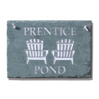 The Stone Mill Personalized Adirondack Chairs Slate Plaque The Stone Mill Personalized Adirondack Chairs Slate Plaque