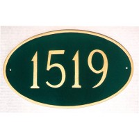 Large Oval Montague Plaque
