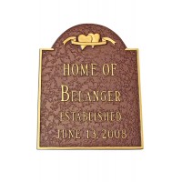 Two Hearts Wedding Montague Address Plaque Two Hearts Wedding Montague Address Plaque