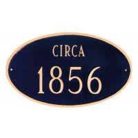 Historical Oval Montague Address Plaque