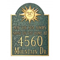 Address Sunshine Montague Address Plaque