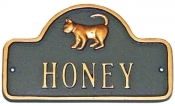 Cat Montague Aluminum Nameplate Plaque