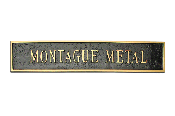 Classic Arch Extension Montague Address Plaque