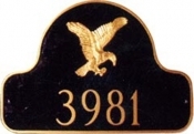 Eagle Arch Montague Address Plaque