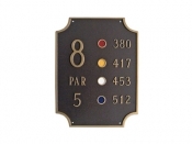 Waterford Golf Montague Aluminum Plaque