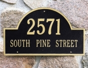 Arch Marker Whitehall Address Plaque