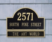 Arch Marker Whitehall Address Plaque Extension