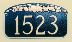 Ivy Leaf Montague Address Plaque