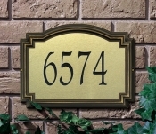 Williamsburg Artisan Metal Whitehall Address Plaque