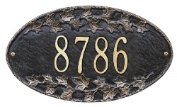 Ivy Oval Whitehall Address Plaque