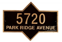 Piedmont Montague Address Plaque