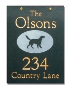 Hanging Address Plaques