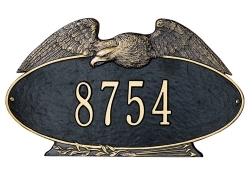 Eagle Oval Whitehall Address Plaque